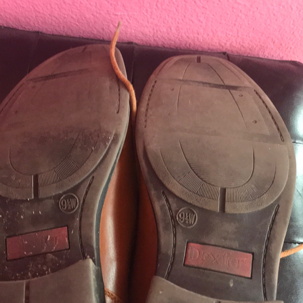 Men’s Dexter brown size 9 1/2 dress shoes - Picture 6 of 6